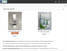 Tablet Screenshot of garciaaguadomundosalud.com